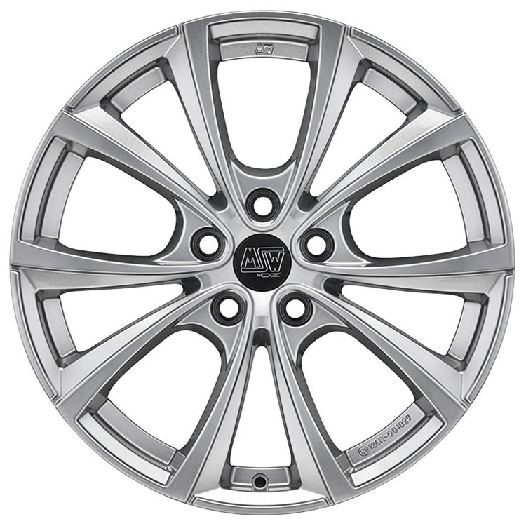 MSW 27T Alloy Wheel 19x9.5 5x114 ET45 64.12mm CB Full Silver