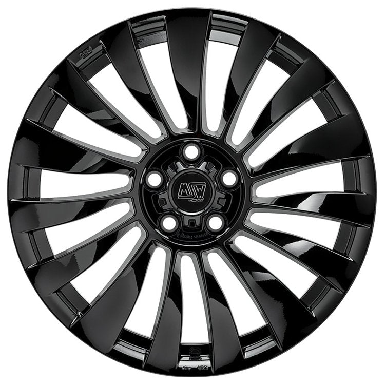 MSW 37T Alloy Wheel 20x9.5 5x114 ET45 64.12mm CB Gloss Black