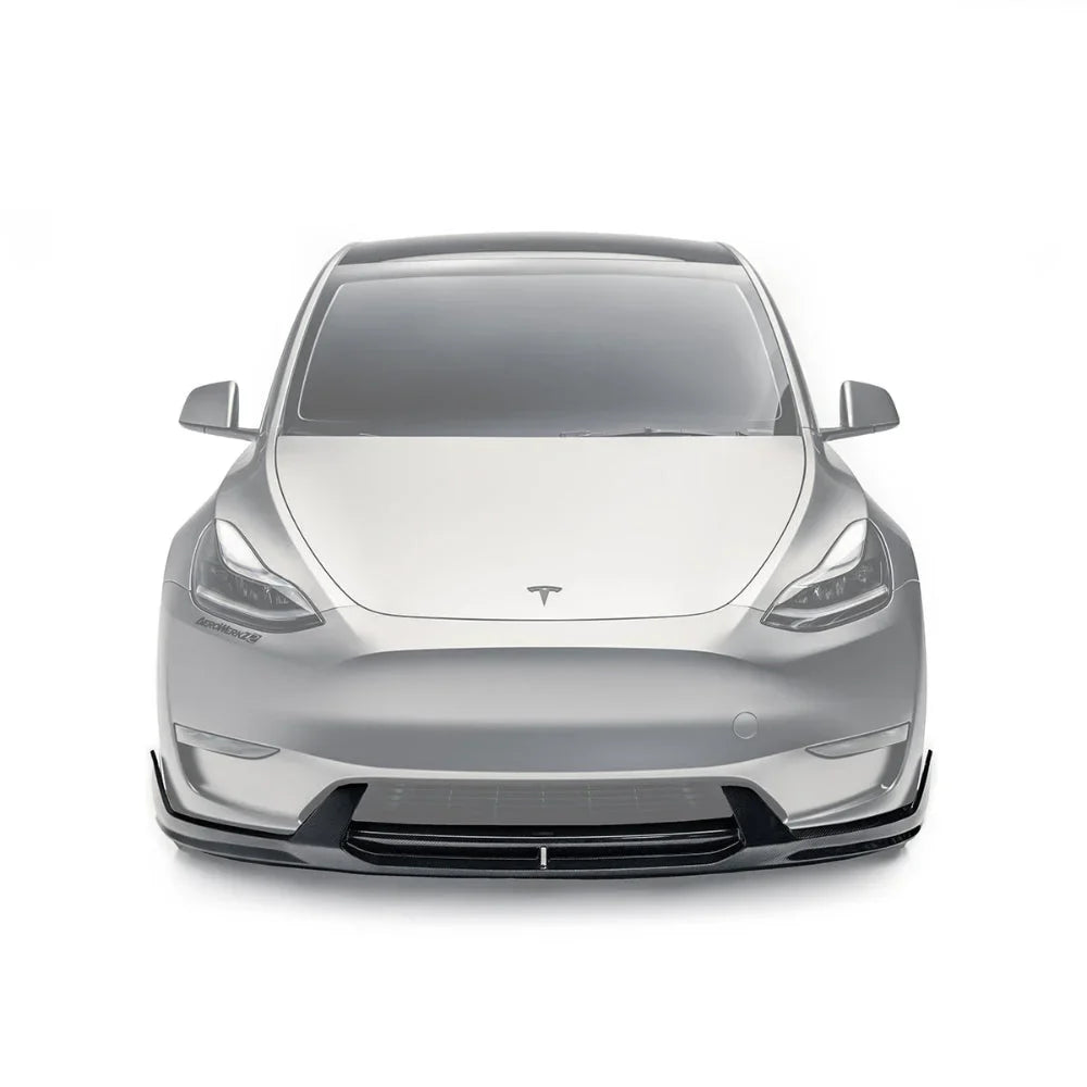 ADRO Carbon Fibre Front Lip V2 Tesla Model Y 19+