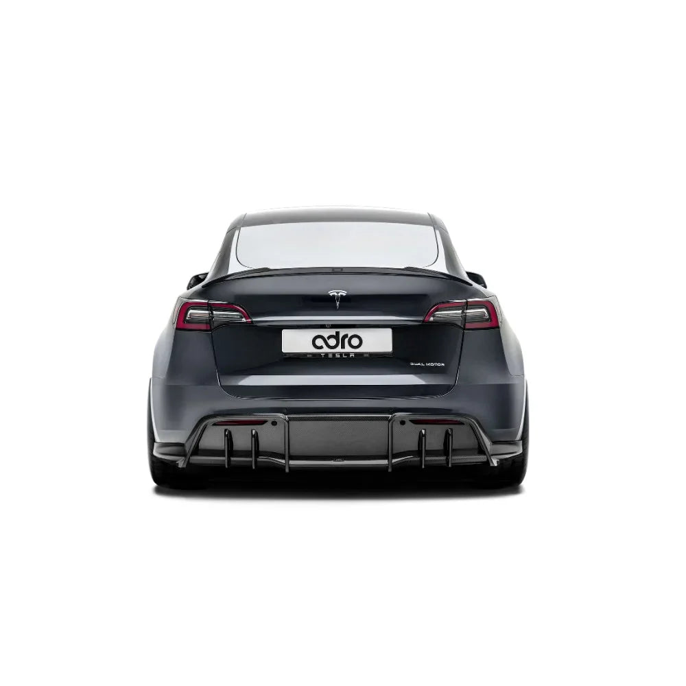 ADRO Premium Prepreg Carbon Fiber Rear Diffuser Tesla Model Y 19+