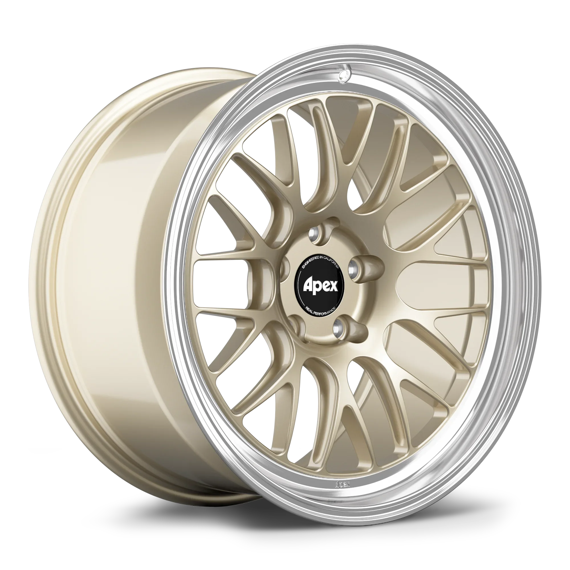 Apex ML-10RT Alloy Wheel 19x9.5 5x114 ET29 64.1mm CB Gloss Motorsport Gold - Machined Lip