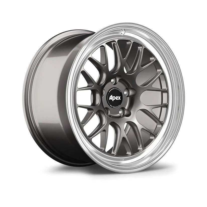 Apex ML-10RT Alloy Wheel 19x9.5 5x114 ET29 64.1mm CB Anthracite - Machined Lip