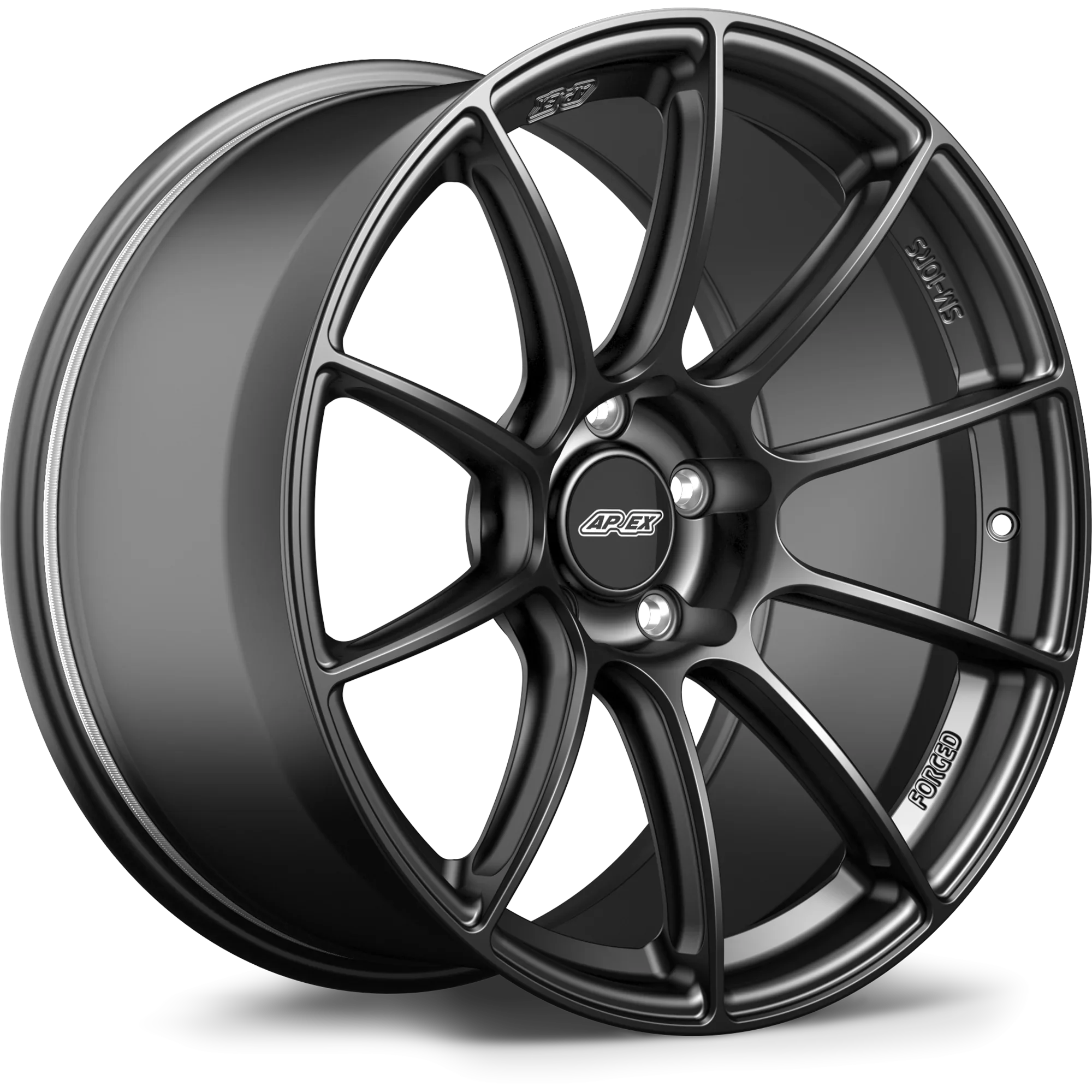 Apex SM-10RS Alloy Wheel 19x9.5 5x114 ET29 64.1mm CB Satin Black