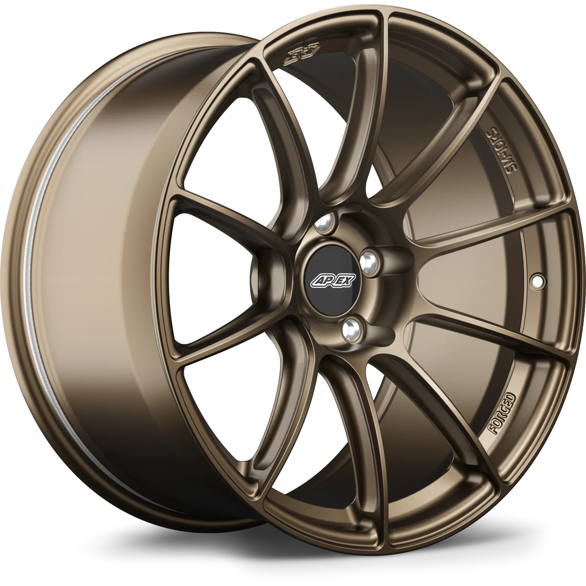 Apex SM-10RS Alloy Wheel 19x9.5 5x114 ET29 64.1mm CB Satin Bronze