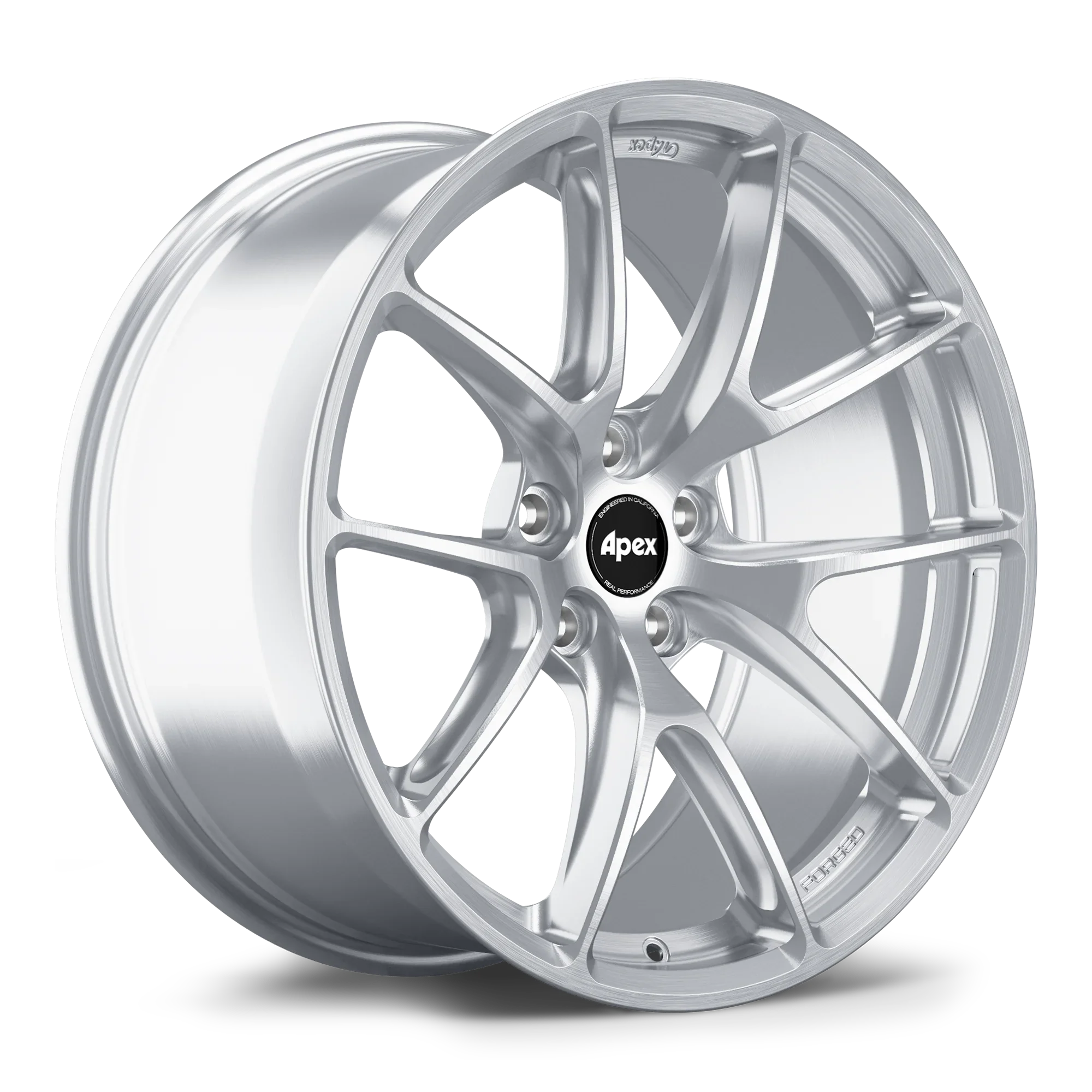 Apex VS-5RX Alloy Wheel 21x9.5 5x120 ET32 64.1mm CB Brushed Clear