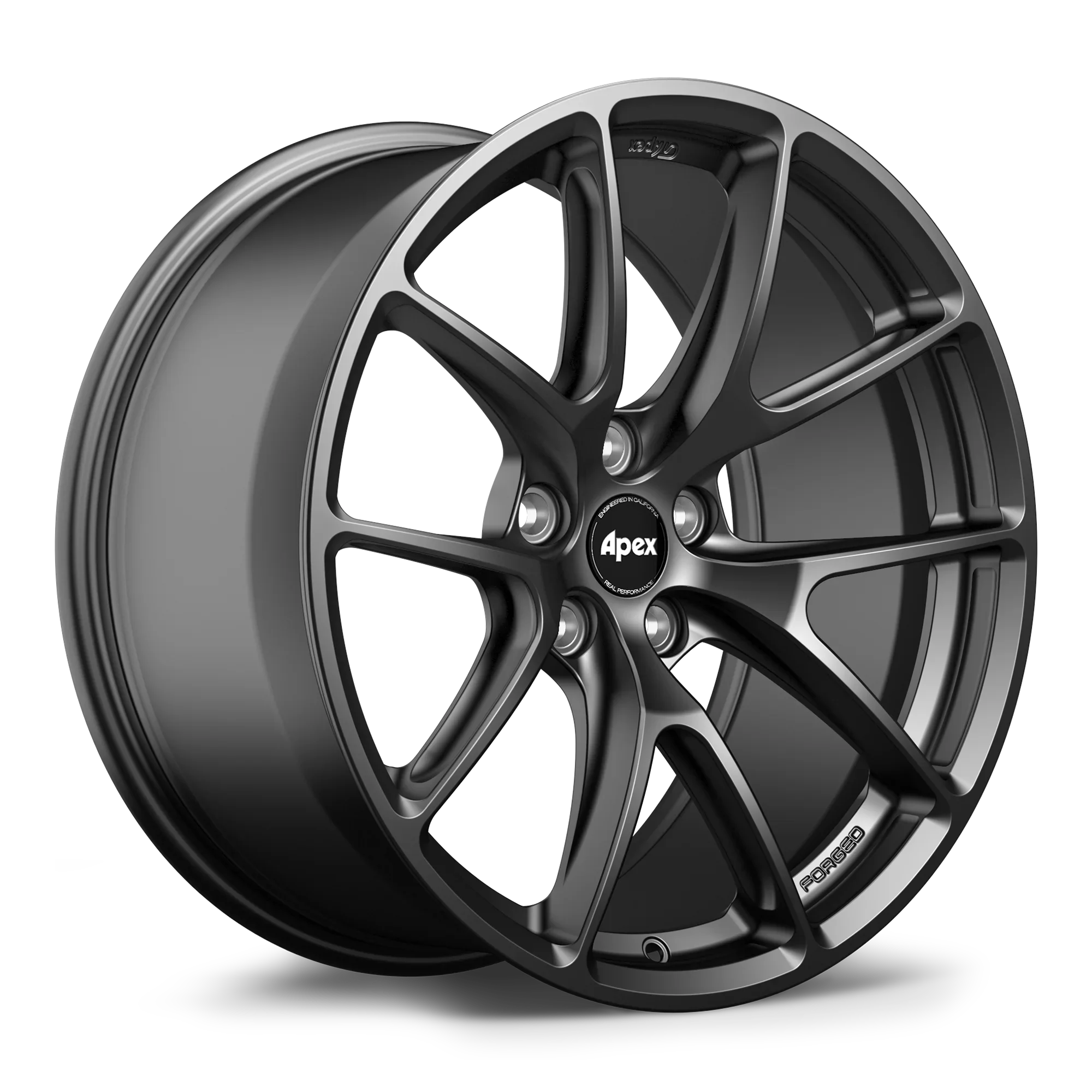 Apex VS-5RX Alloy Wheel 21x9.5 5x120 ET32 64.1mm CB Satin Black