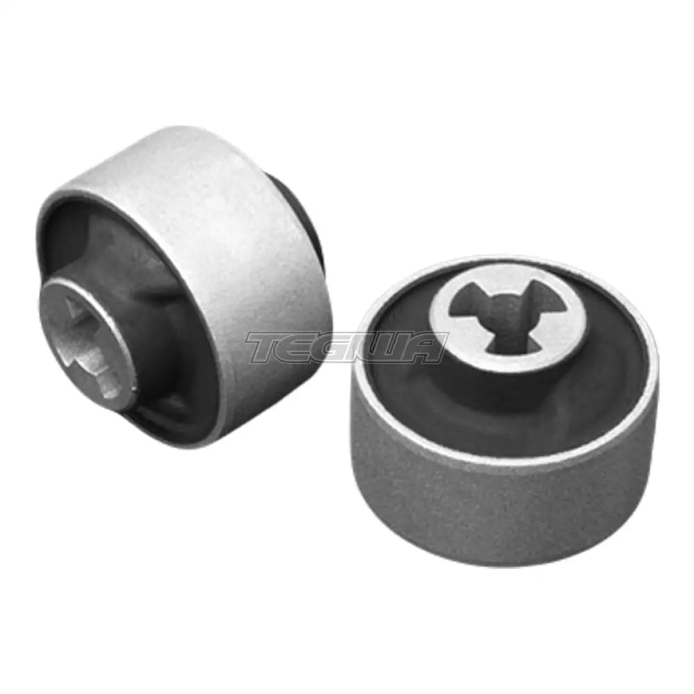Hardrace Front Lower Rear Curved Arm Bushing Hardened Rubber 2Pcs Tesla Model 3 17+ Model Y 20+