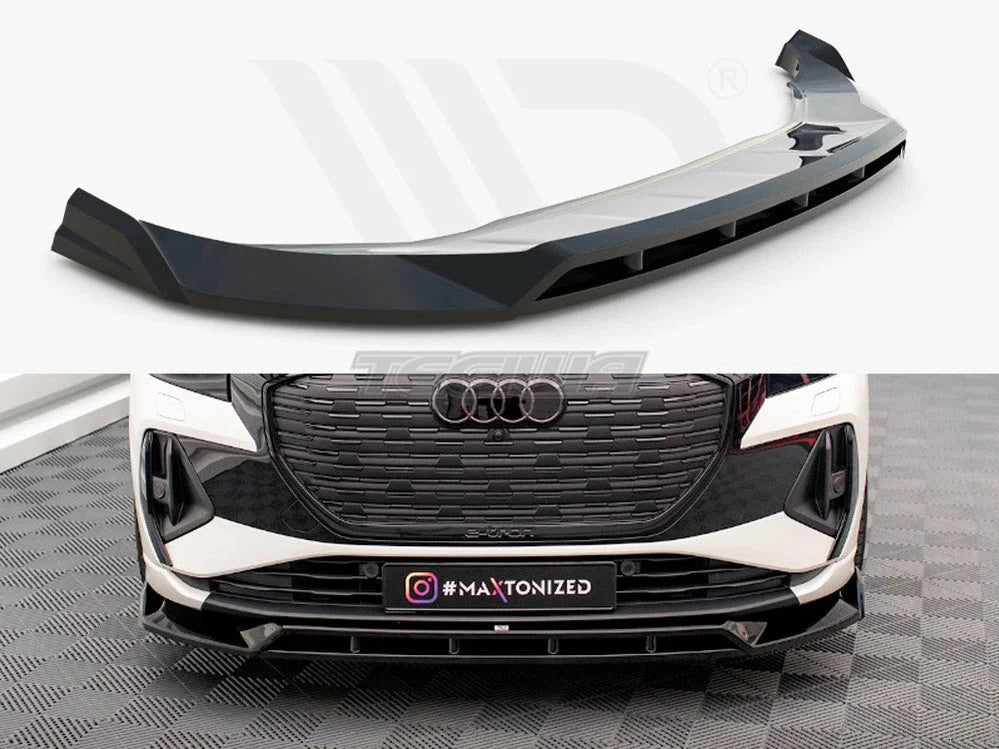 Maxton Design Front Splitter V.2 Audi Q4 e-Tron Sportback Mk1