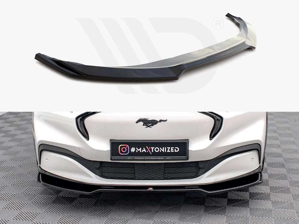 Maxton Design Front Splitter V.2 Ford Mustang Mach-e MK1