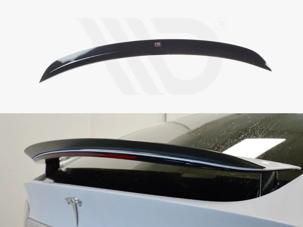 Maxton Design Spoiler Extension V2 Tesla Model X 2015-