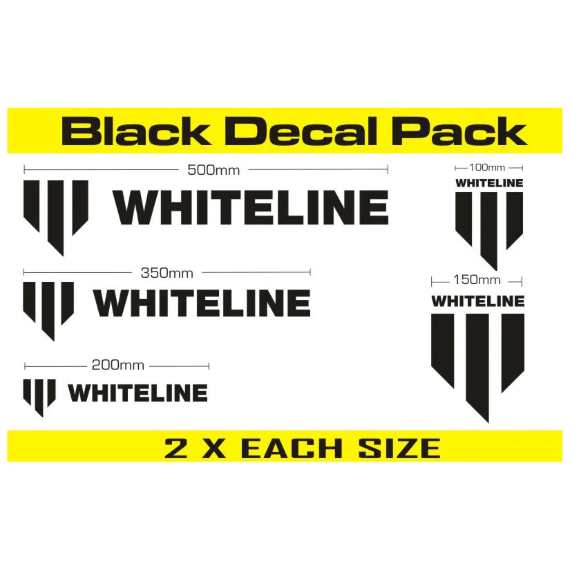 Whiteline Sticker Black