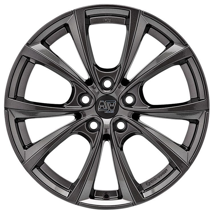MSW 27T Alloy Wheel 19x9.5 5x120 ET40 64.12mm CB Gloss Dark Grey
