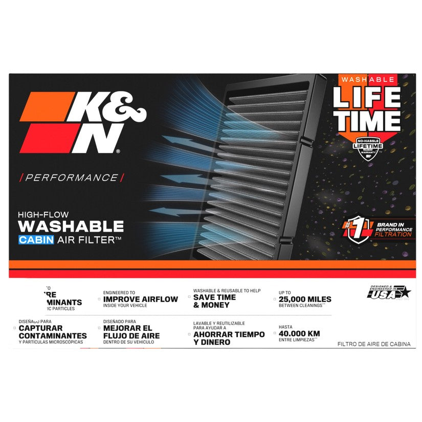 K&N Washable Cabin Filter Kia Soul EV 15-19