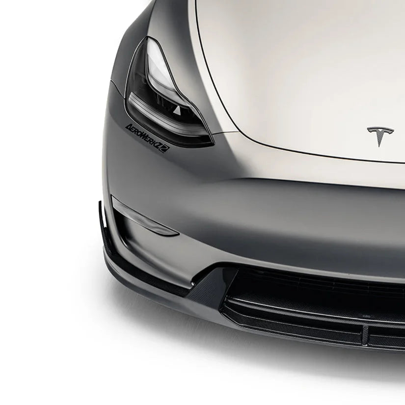 ADRO Carbon Fibre Front Lip V2 Tesla Model Y 19+