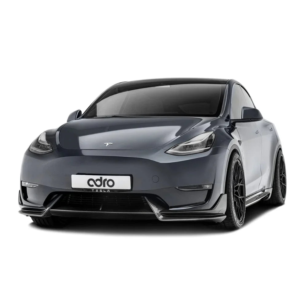 ADRO Premium Prepreg Carbon Fiber Front Lip Tesla Model Y 19+
