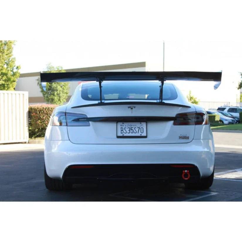 APR Performance GTC-500 71in Adjustable Carbon Fiber Wing Tesla Model S Plaid 21+
