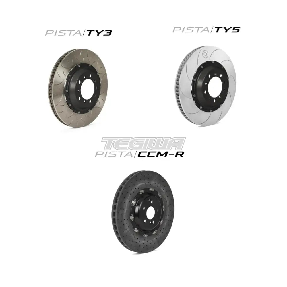 Brembo PISTA 380mm 6 Pot Front Big Brake Kit Tesla Model 3 AWD RWD 18+
