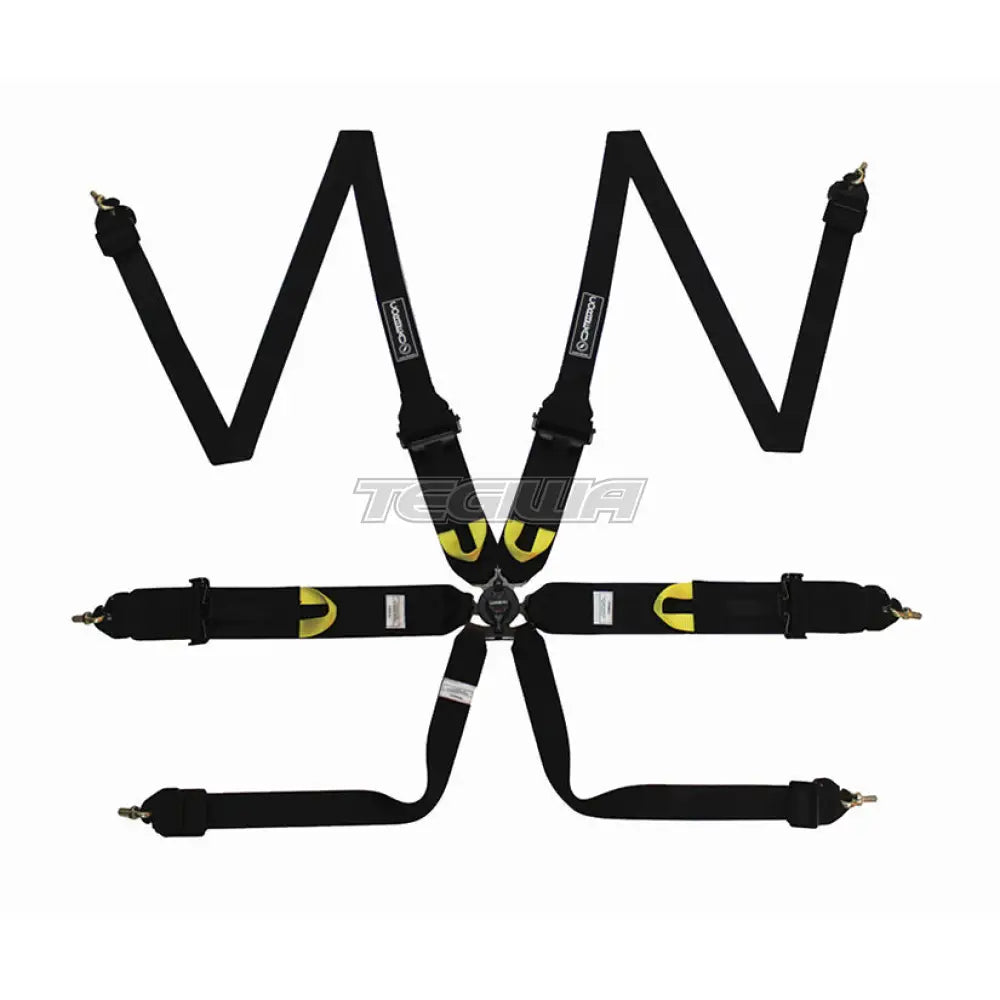 Corbeau Ultima Pro 6 Point Racing Harness H3026 With Pull Up Adjuster