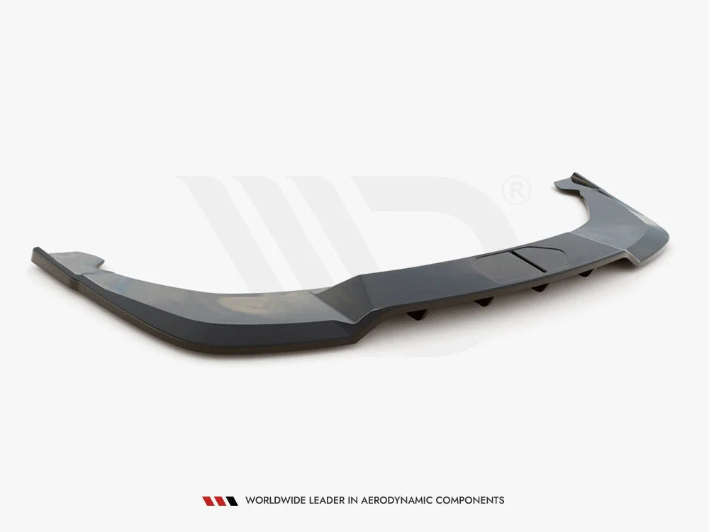 Maxton Design Central Rear Splitter Vertical Bars Skoda Enyaq IV 2020-