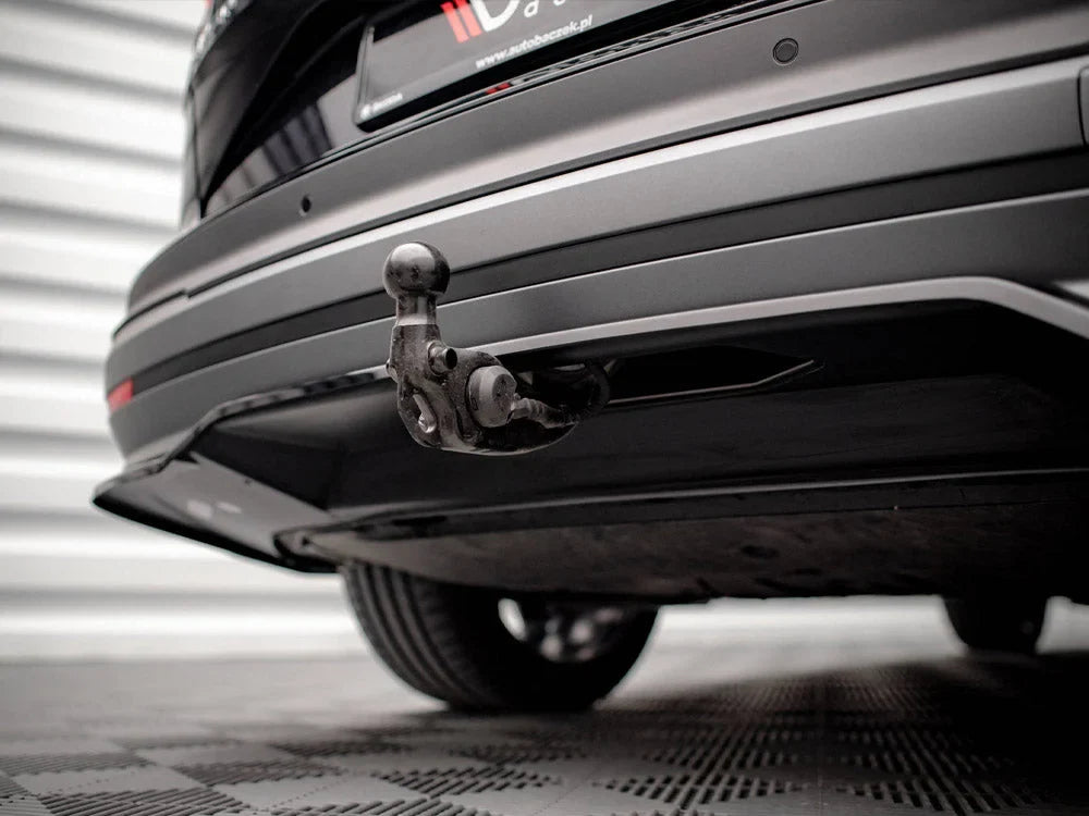 Maxton Design Central Rear Splitter Vertical Bars Skoda Enyaq IV 2020-
