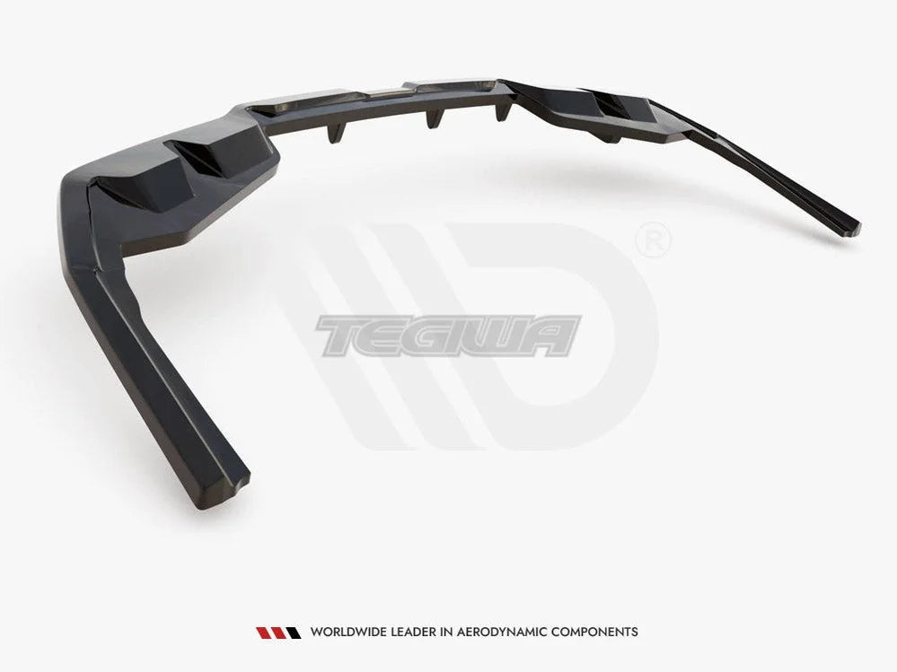 Maxton Design Central Rear Splitter Vertical Bars V.1 BMW i4 M-Pack G26