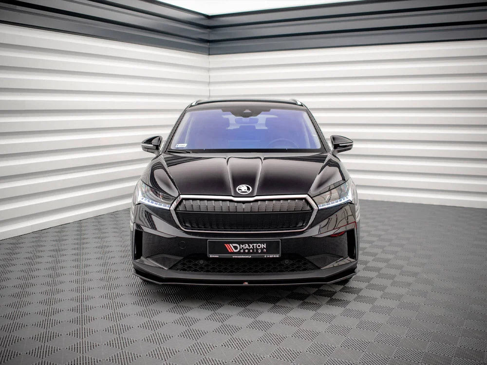 Maxton Design Front Splitter V.1 Skoda Enyaq IV 2020-