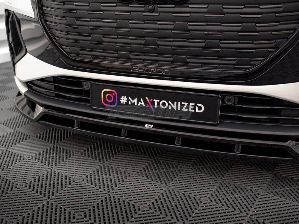 Maxton Design Front Splitter V.2 Audi Q4 e-Tron Sportback Mk1