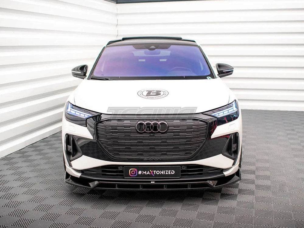 Maxton Design Front Splitter V.2 Audi Q4 e-Tron Sportback Mk1
