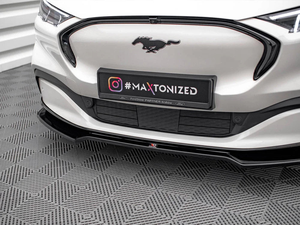 Maxton Design Front Splitter V.2 Ford Mustang Mach-e MK1