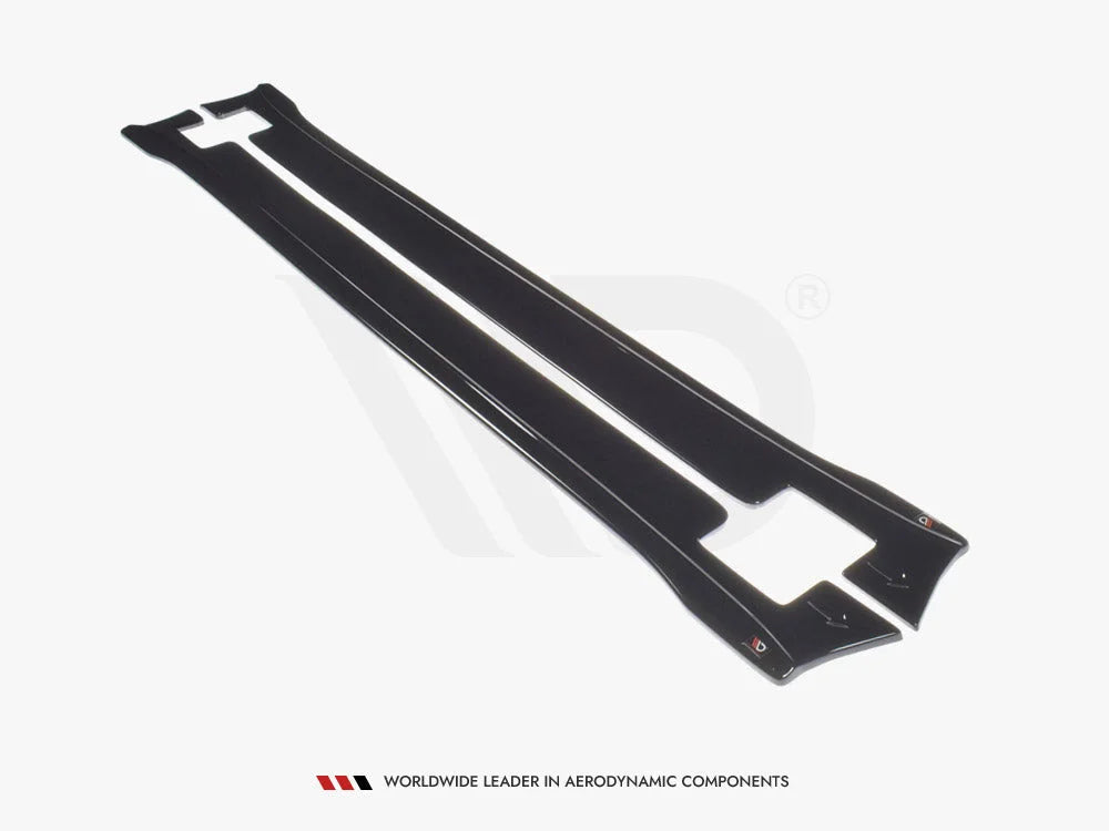 Maxton Design Side Skirts Diffusers V.2 Tesla Model X 2015-