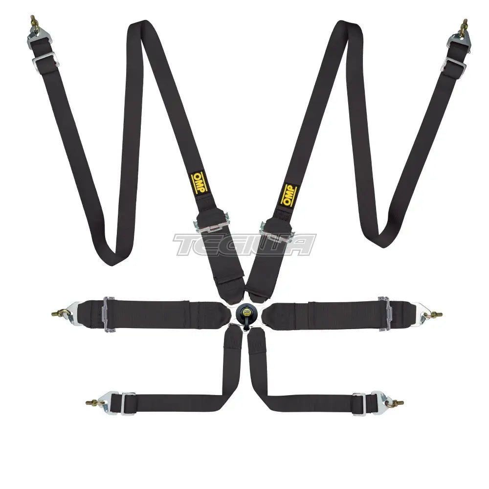 OMP Safety Harness First 3+2in Pull Up FIA 8853-2016