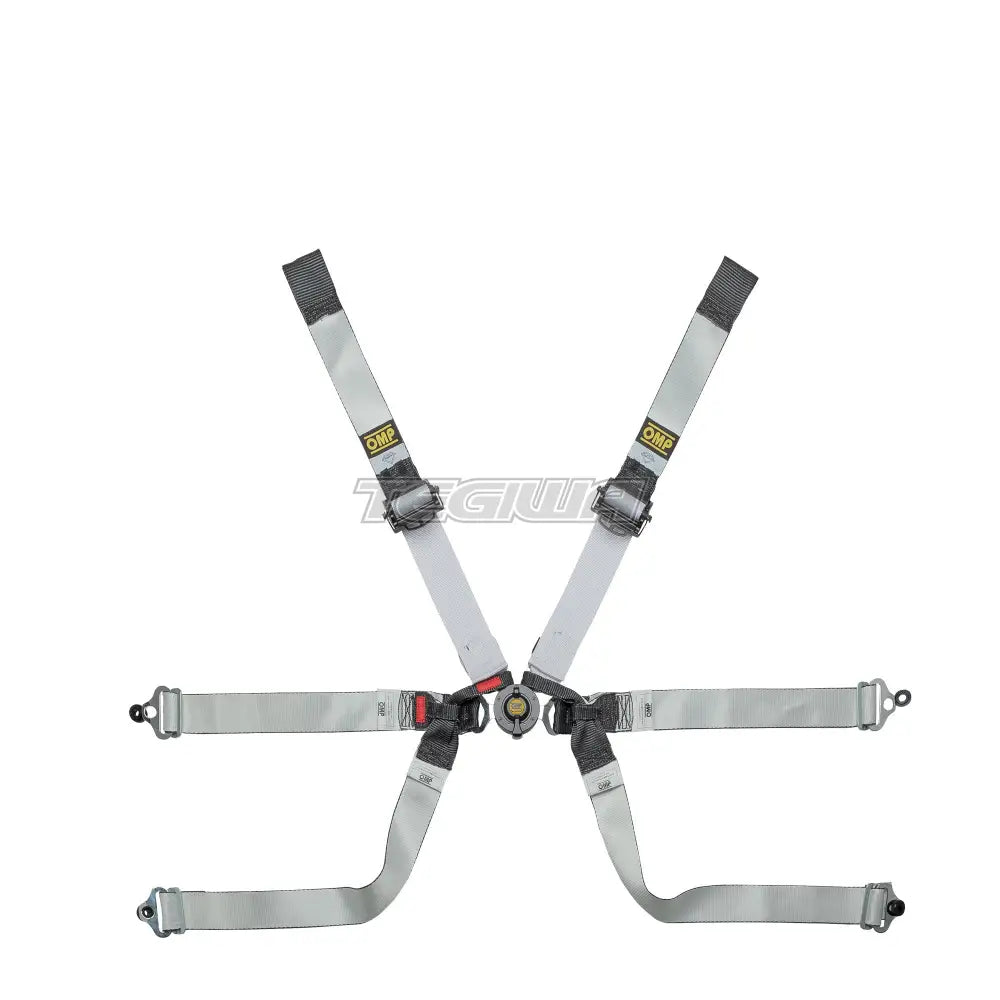 OMP Safety Harness One-D 2in Formula FIA 8853-2016 Black/White