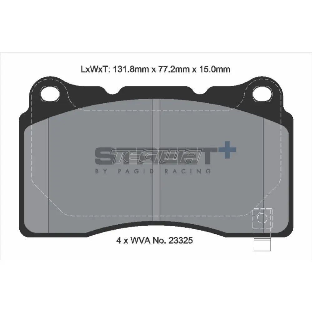 Pagid Street+ Brake Pads Tesla Model S 12-21 Front